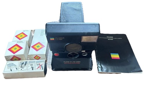 Vtg polaroid slr 680 black - vtg,