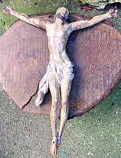 Antique French painted carved