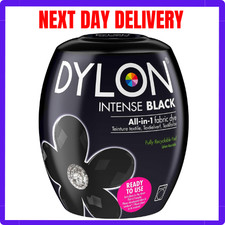 Dylon Washing Machine Fabric Dye Pod Intense Black 350g