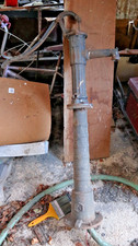 Vintage Cast Iron Garden Water Pump Approx 52" Tall- untested - Collect from LN4