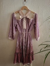 Needle & Thread Sequin Pink Dress Size 12 new