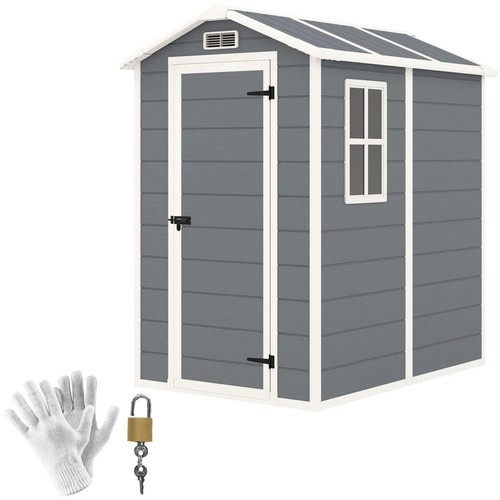 Plastic garden shed - shed, with