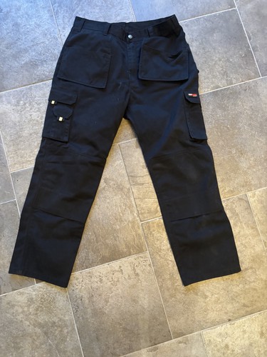 Work trousers black 32w - work,