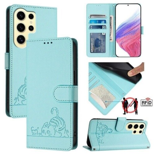 Flip leather wallet - leather, cover
