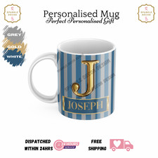 Personalised Striped Mug