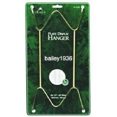 Brass plate hanger - plate,