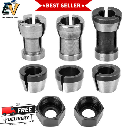 Pcs router collet chuck - 6,