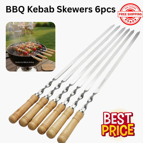 Bbq kebab skewers - kebab,