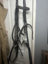 Shires Anatomical Grackle Bridle Full Size Havana