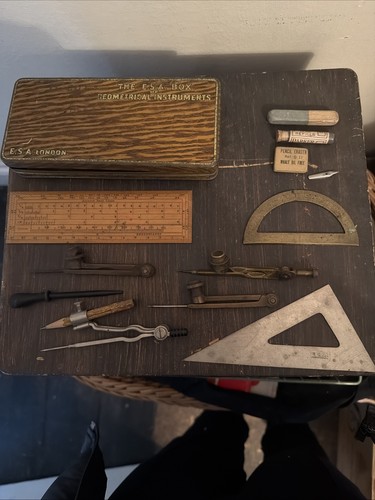Vintage esa box - box, geometrical
