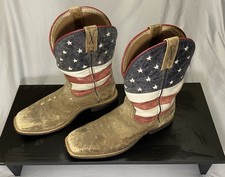 Mens TWISTED X Red White Blue