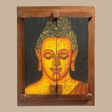 Asian Handmade Teakwood Framed