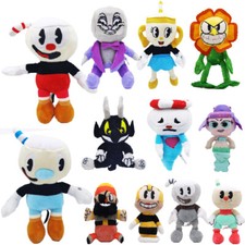 Cuphead Mugman Series Legendary Chalice King Dice Stuffed Plush Toy Kids 10"