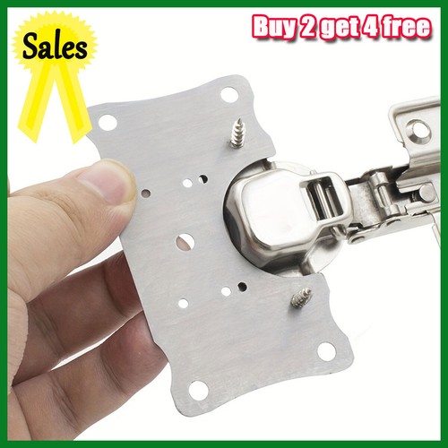 Cabinet hinge repair plate - repair, kit