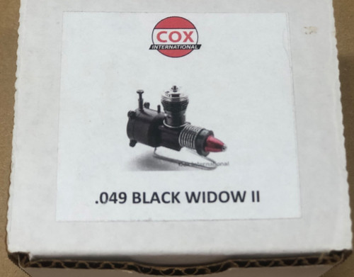 Cox 049 black widow model - .049,