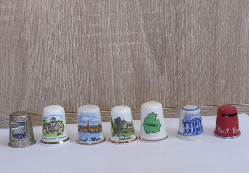 Sewing thimbles mixed lot - thimbles,