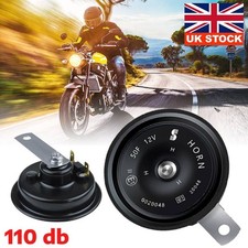 Oxford Motorcycle Horn 12V Corrosion Proof Motorbike Horn 110 db Scooter Black