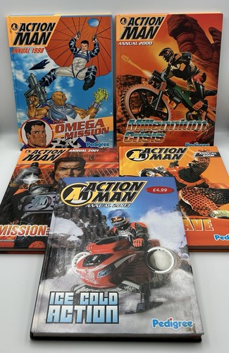 Action man annuals set - man, annuals,