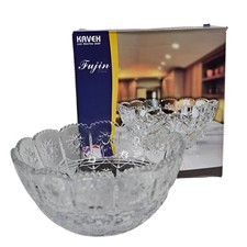 Large Crystal Cut Glass