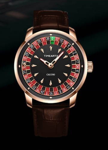 Casino roulette watch with - roulette,