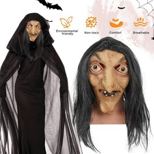 Halloween Witch Mask Scary