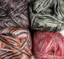 Job lot knitting yarn wool 410 grams MY LOVE YARN Fancy Brushed Melange KL9077