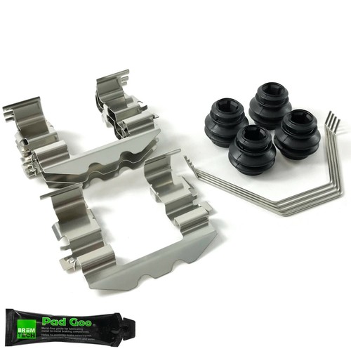 Front brake pad fitting kit - brake,