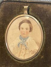 Antique Miniature Portrait