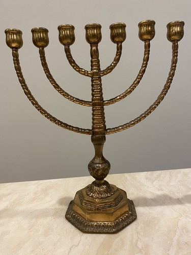 Brass menorah klostermalm - brass,