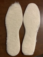  Sheepskin Pair Insoles can be trimmed to suit your universal size (3-10) new