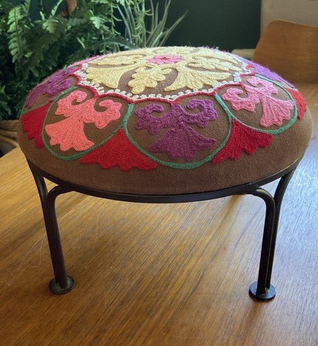 Boho india footstool - boho,