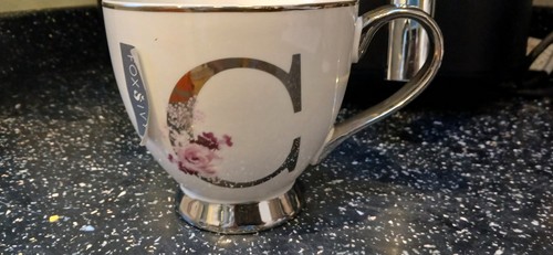 Fox ivy initial mug c - &,