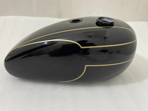 Triumph t140 black painted - triumph,