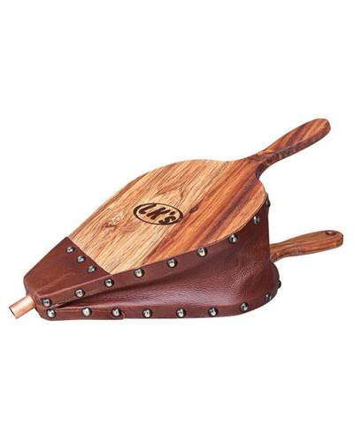 Traditional fire bellows bbq - fire,