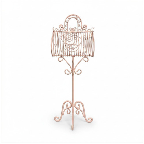 Pink handbag mannequin jewelry - pink,