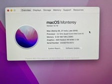 Apple iMac 27” Retina 5k