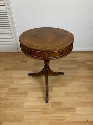Vintage wooden occasional drum - wooden,