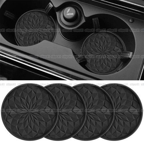 4pcs black car cup holder - car,