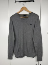 Fred Perry Jumper Mens M Grey