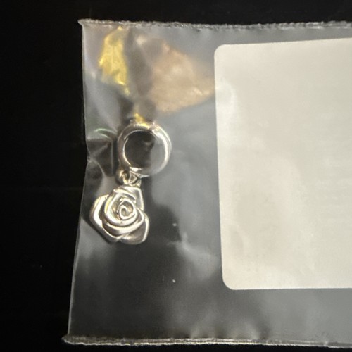 Pandora silver rose bloom - rose, in