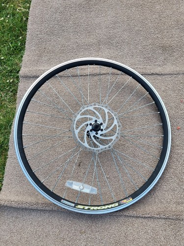 Bicycle front wheel and disc - bicycle,