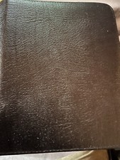 Black Leather Writing Case -