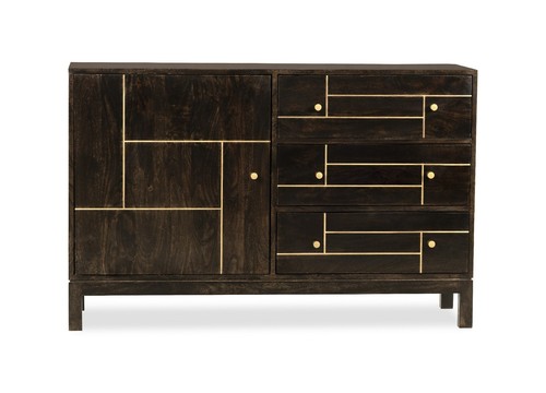 Solid mango wood inset - solid,