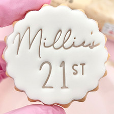 Customised fondant stamp