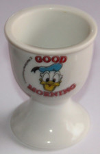 Disney Donald Duck - Good Morning - Ceramic China Breakfast Egg Cup 