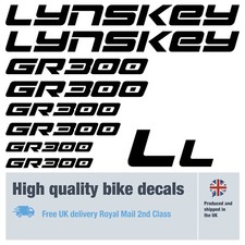 Lynskey GR300 bike decals with