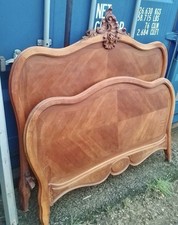 French Oak Double Bed