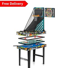 Sturdy 10-in-1 Game Table for