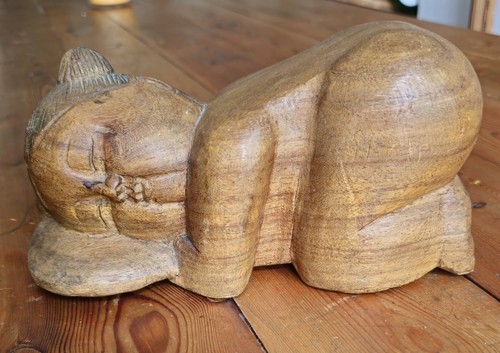 Vintage carved wooden