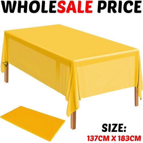 Plastic table cloth - plastic, disposable